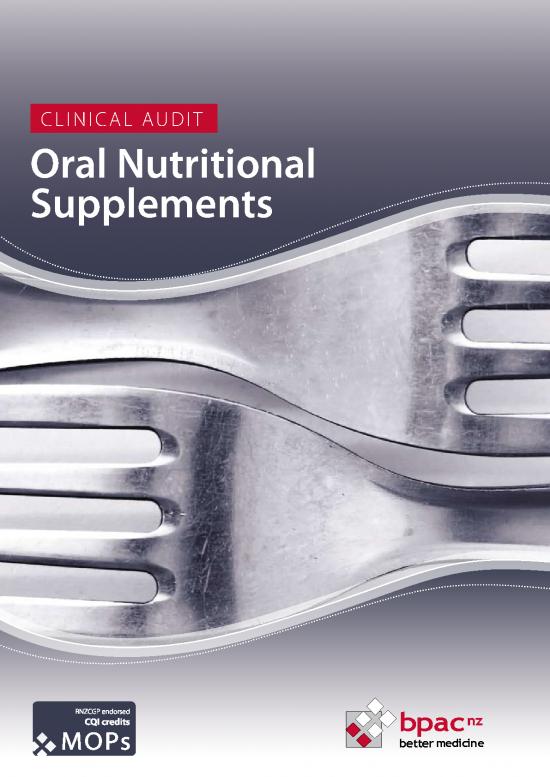 picture1_Nutritional Status Pdf 136923 | Bpac Oral Nutrition Audit 2008