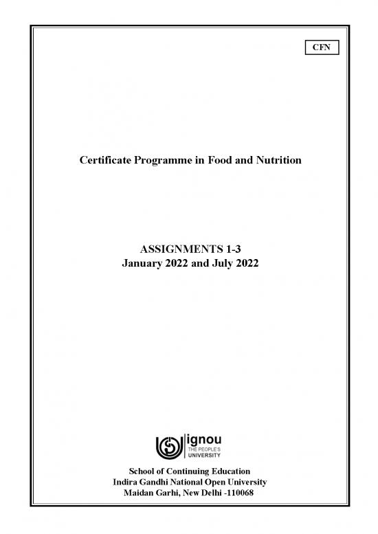 picture_Nutrition Assignment Pdf 136193 | Cfn Assignment Jan 2022 English