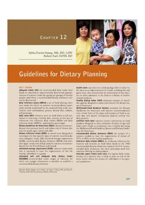 picture1_Nutrient Reference Values Pdf 136013 | Ch12 A3401 337 362