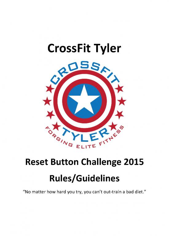 picture Nutrition Support Pdf 136601 | Crossfit Tyler Nutrition Challenge