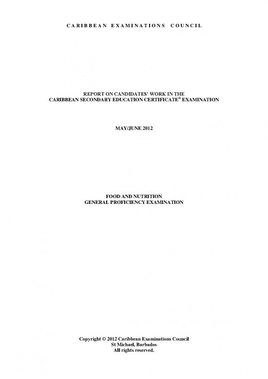 picture Food Nutrition Pdf 136740 | Csec Mayjune2012 Foodandnutritiosr