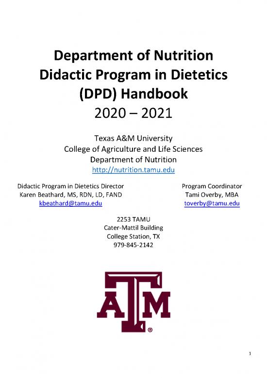 picture Nutrition Handbook 137836 | Dpd Handbook 2020 2021 21