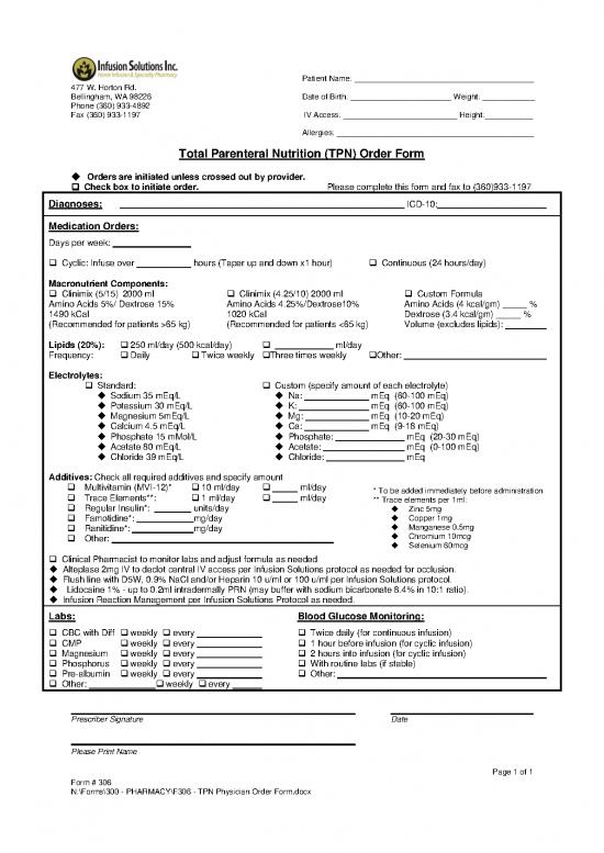 picture1_Nutrition Therapy Pdf 137423 | F306 Tpn Physician Order Form
