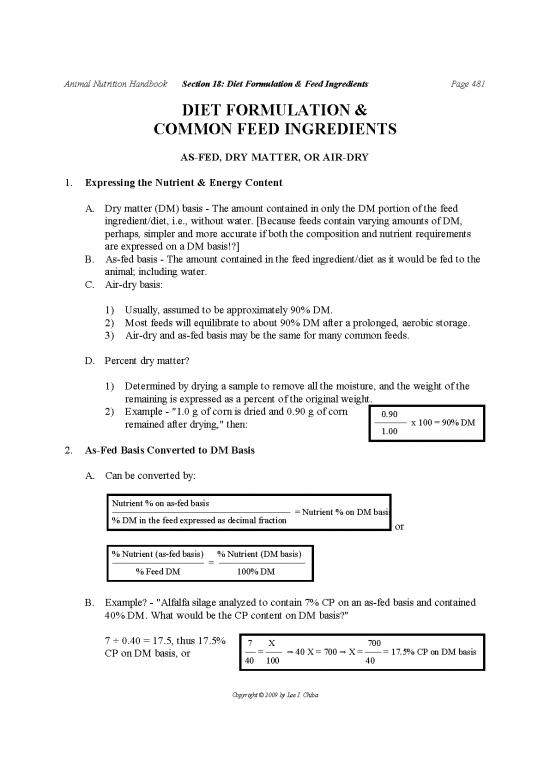 picture Animal Nutrition Handbook Pdf 137639 | Feed Formulation Reading Material For Animal Nutrition Course