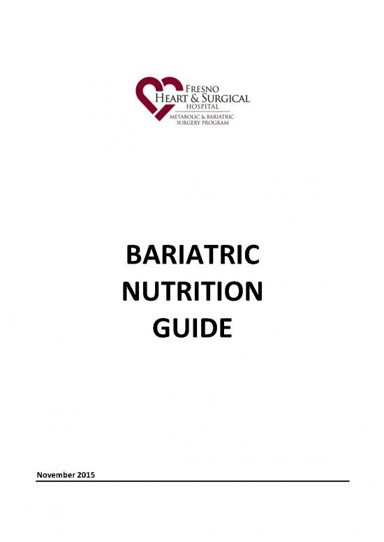 picture Dietary Supplements Pdf 136578 | Fhsh Bariatric Nutrition Guide Nov 2015