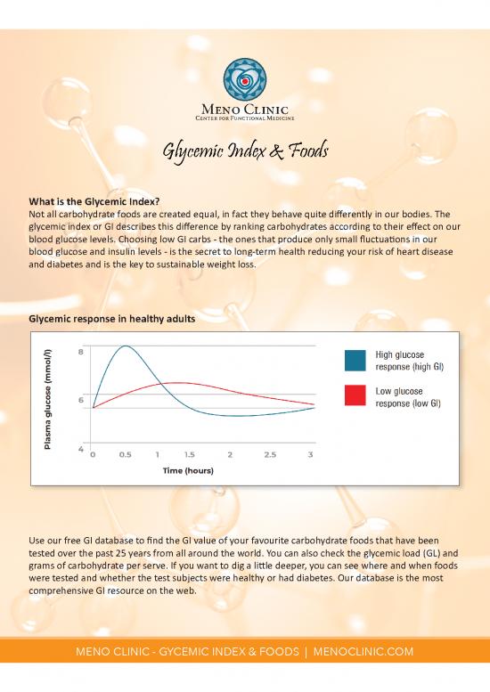 Glycemic Index Of Foods Pdf 135500 | Glycemic Index Foods