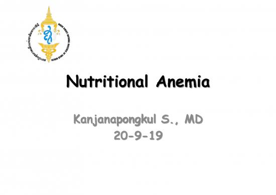 picture_อ  สมใจ กาญจนาพงศ์กุล   Ho Nutritional Anemia
