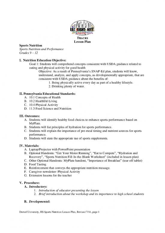 picture The Science Of Nutrition Pdf 136973 | Hs Sports Nutrition Lesson Rev 7 14 Nfs