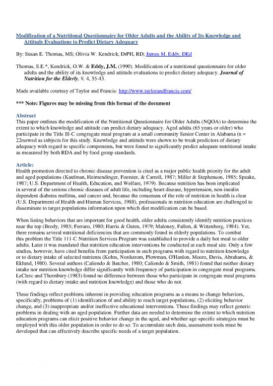 picture Nutrition For Adults Pdf 137506 | J Eddy Modification 1990