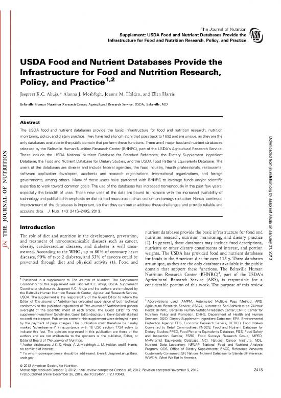 picture1_Food Nutrition Pdf 136326 | Jn Foodnutrdb