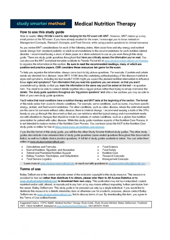 picture_Food Nutrition Pdf 136716 | Mnt Free Study Guide Studysmartermethod June2021