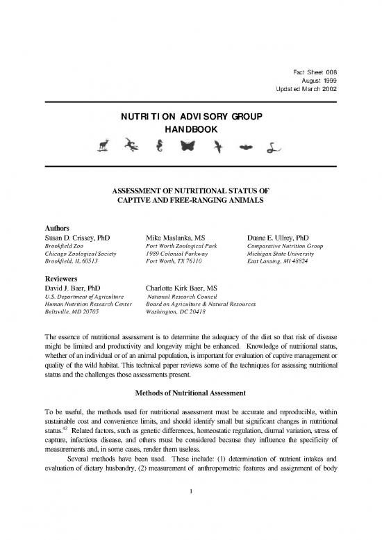picture Animal Nutrition Handbook Pdf 137630 | Nag Fs008 99 Assessment Joni Feb 24 2002 Modified