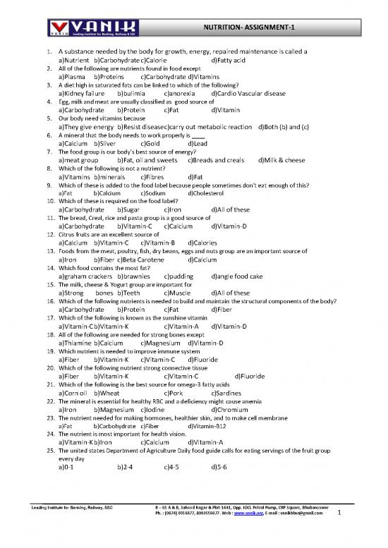 picture High Protein Diet Pdf 136167 | Nutrition 2 Assignment