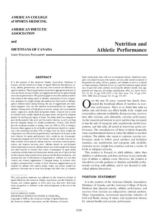 picture_Nutrition Therapy Pdf 137343 | Nutrition And Athletic Performanc25