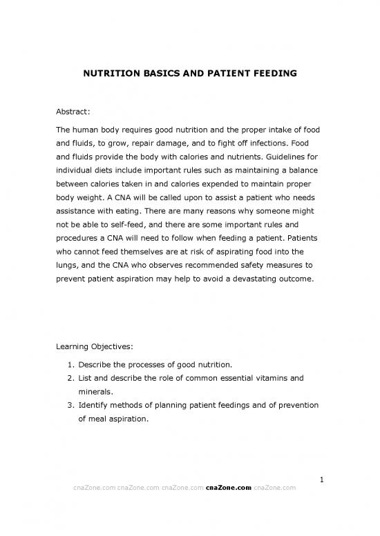 picture1_Calories Pdf 137269 | Nutrition Basics And Patient Feeding Ceu