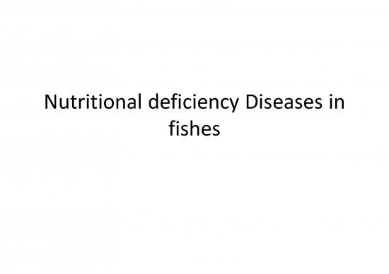 picture Nutritional Diseases Pdf 137875 | Nutritional Deficiency Diseases In Fishes