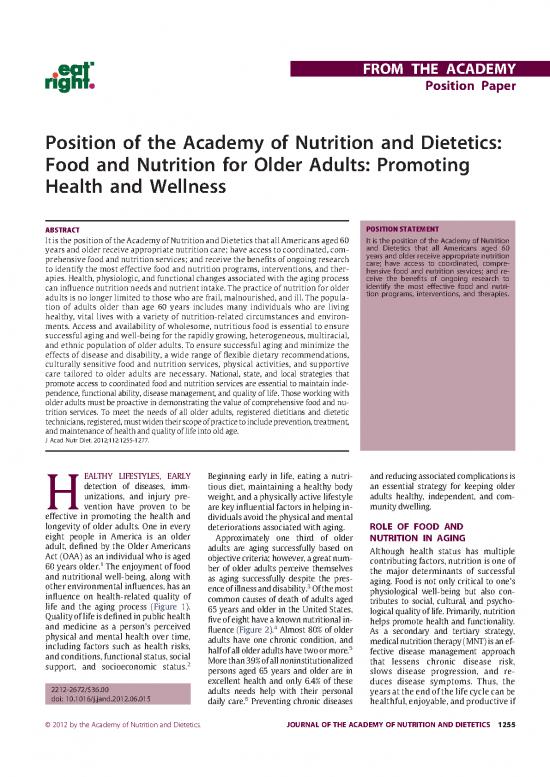 picture Food Nutrition Pdf 136296 | Older Adults Jada