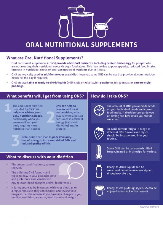 picture Nutritional Supplements Pdf 136987 | Ons Factsheet A4 V7