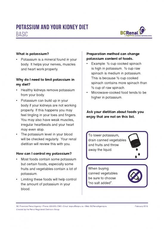 picture_Foods High In Potassium Pdf 136383 | Potassium And Your Kidney Diet Basic