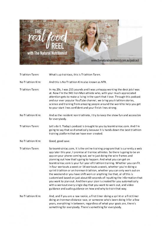picture1_Rfr 277 Transcript Does Lchf Work For Females With Triathlon Taren