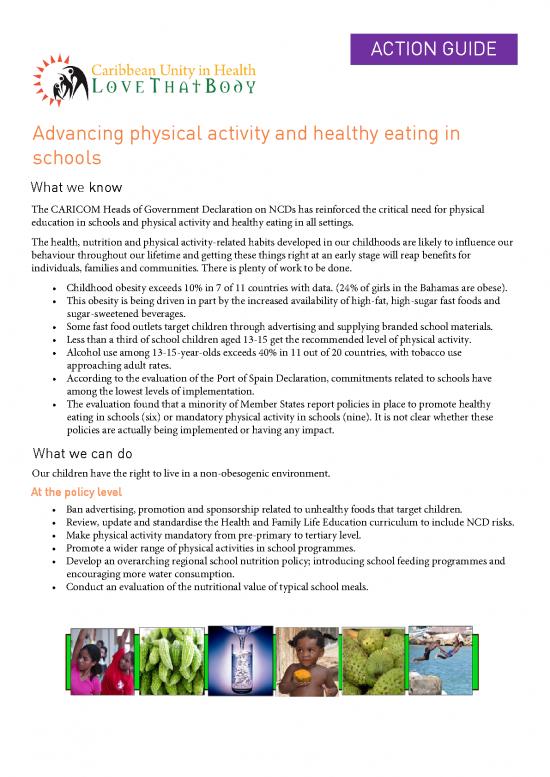 picture Food Nutrition Pdf 137110 | Schools Fact Sheet