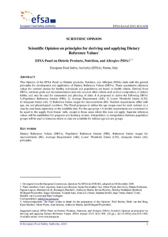 picture_Food Nutrition Pdf 135957 | Scientific Opinion Dietary Reference Values Efsa 2010