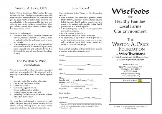 picture1_Food Nutrition Pdf 136586 | Weston A  Price Foundation Flyer
