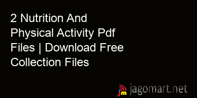 picture 2 Nutrition And Physical Activity Pdf Files | Download Free Collection Files