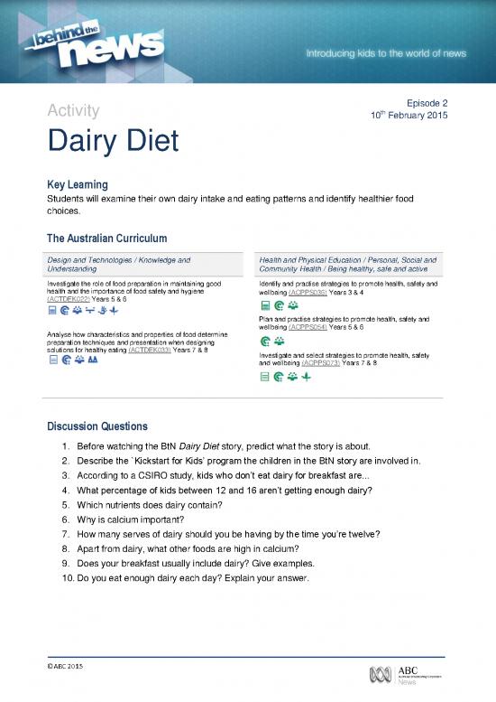 picture Understanding Healthy Eating Pdf 138469 | 20150210 Dairydiet