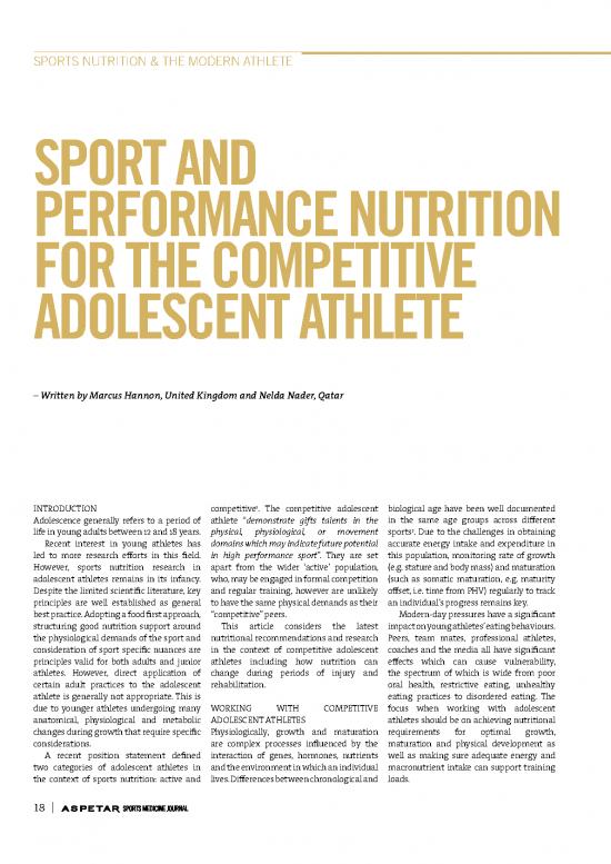 picture1_Sports Nutrition For Young Athletes Pdf 140354 | 202156134510