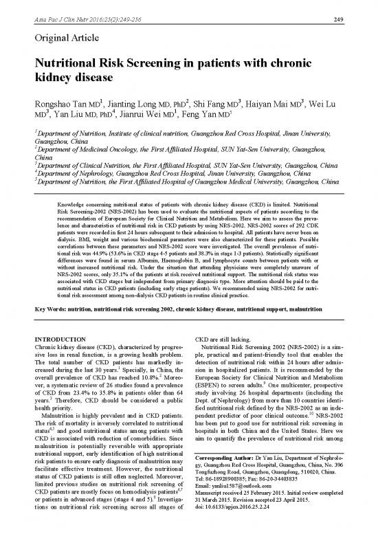 picture Nutritional Risk Screening 2002 Pdf 139682 | 249 Item Download 2023-01-06 15-56-13