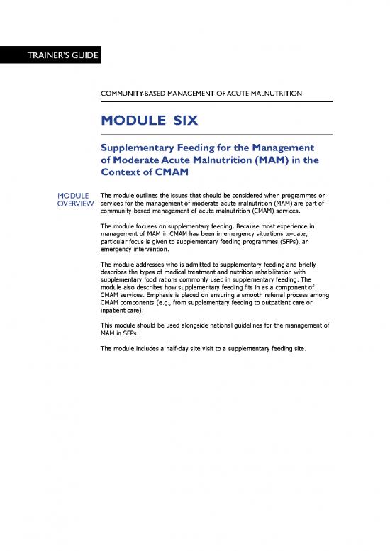 picture_Supplementary Nutrition Pdf 139150 | Cmam Training Mod6 English Nov2008