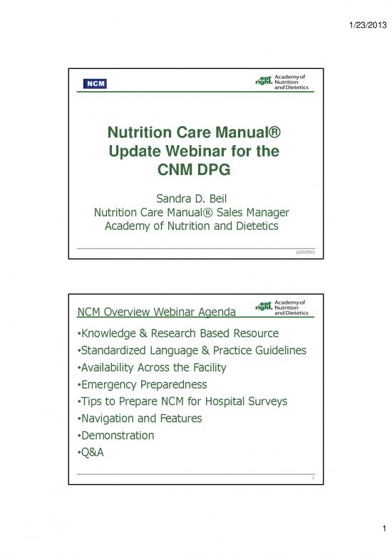 picture_Nutrition Care Manual Free Pdf 138411 | Cnm Ncm 2013 Slides