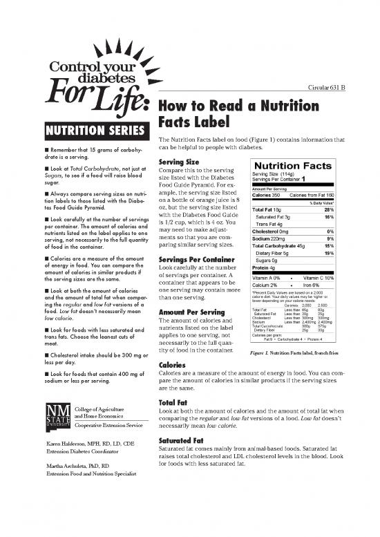 picture Calories Pdf 138081 | Cr631b