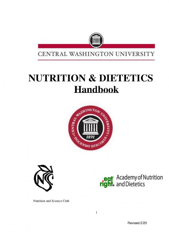 picture Nutrition Handbook 138824 | Dietetic Handbook 2020 2021 Revised