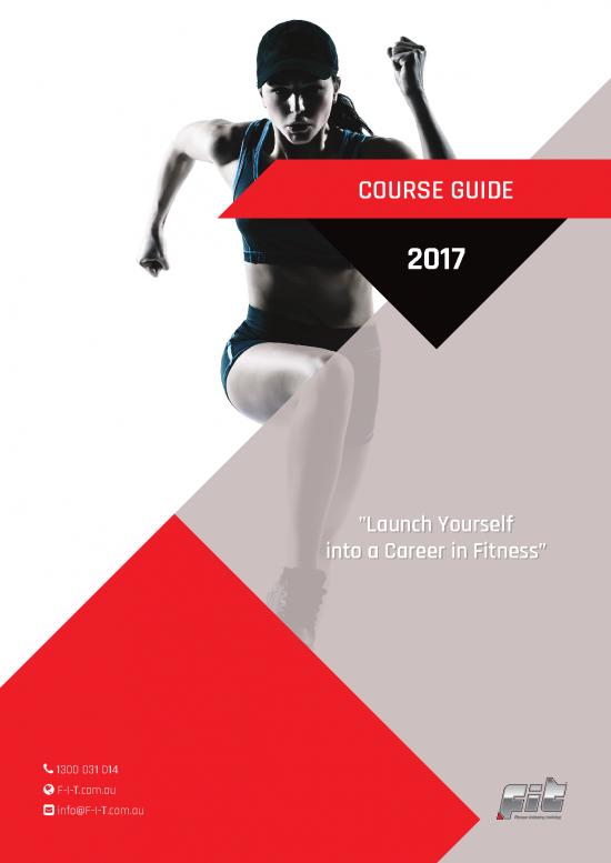 picture Nutrition Study Guide Pdf 139166 | Fit Course Information Guide 2017