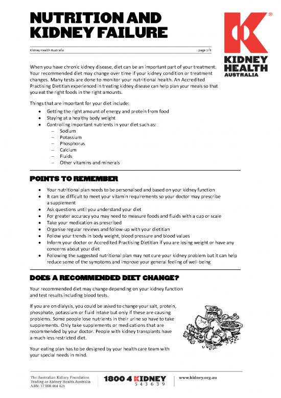 picture1_Staying Healthy With Nutrition Pdf 138969 | Fluid And Diet