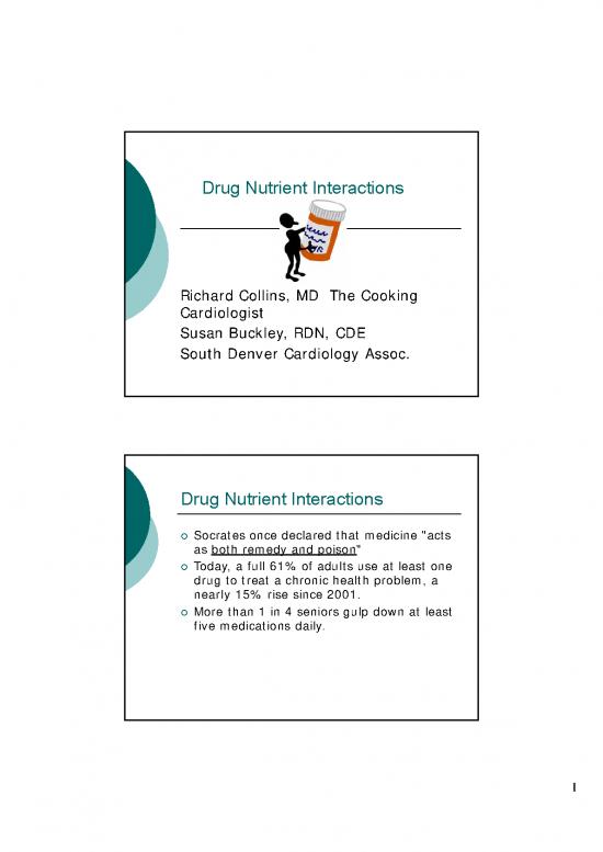 picture Drug Nutrient Interactions Pdf 138258 | Food Medication Interactions For Web