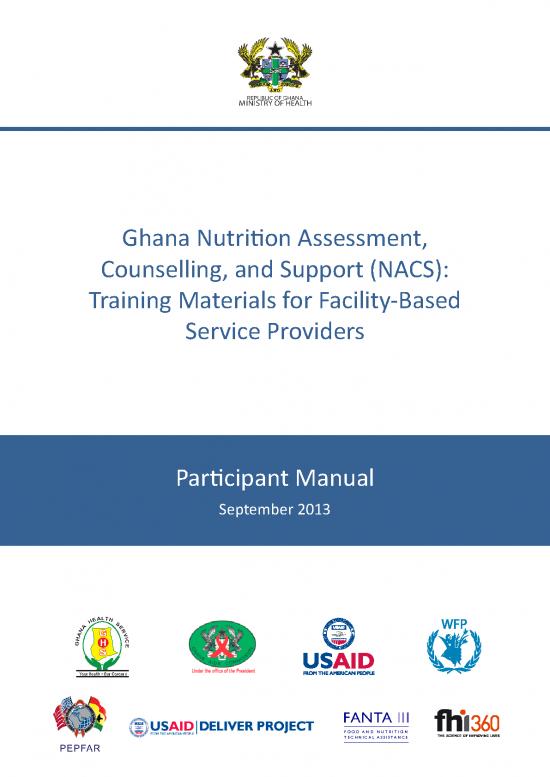 picture1_Nutrition Care Manual Free Pdf 140524 | Ghana Nacs Training Participant Manual 2013