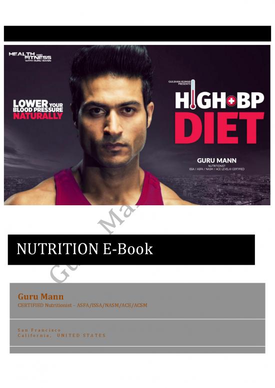picture Issa Nutrition Book Pdf 139340 | High Bp Diet Ebook By Guru Mann