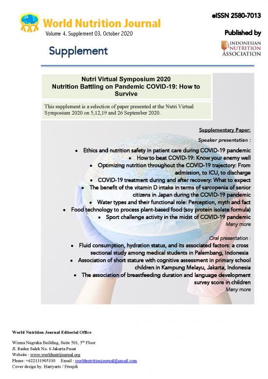picture Nutrition In Icu Pdf 138112 | How To Maintain Jurnal