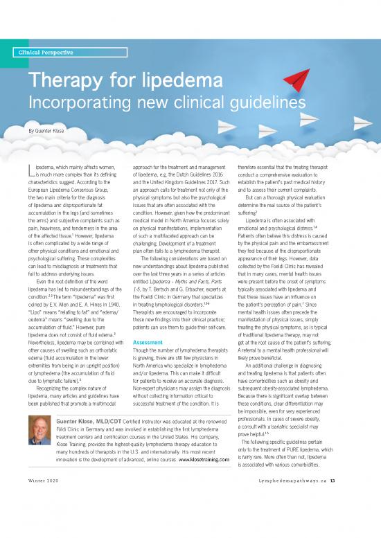 picture_Lipedema Klose Pathways Winter 2020