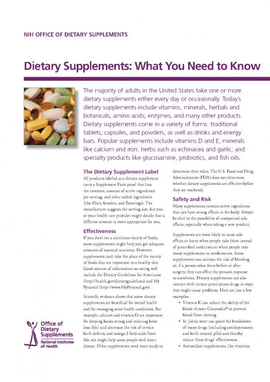 picture_Food Label Template Pdf 138192 | Nih Dietary Supplements Whatyouneedtoknow