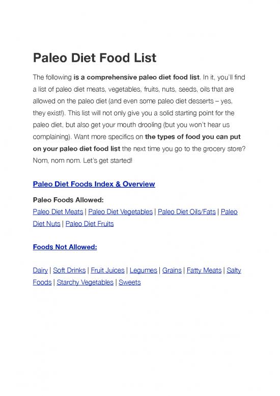 picture_Paleo Diet Food List Pdf