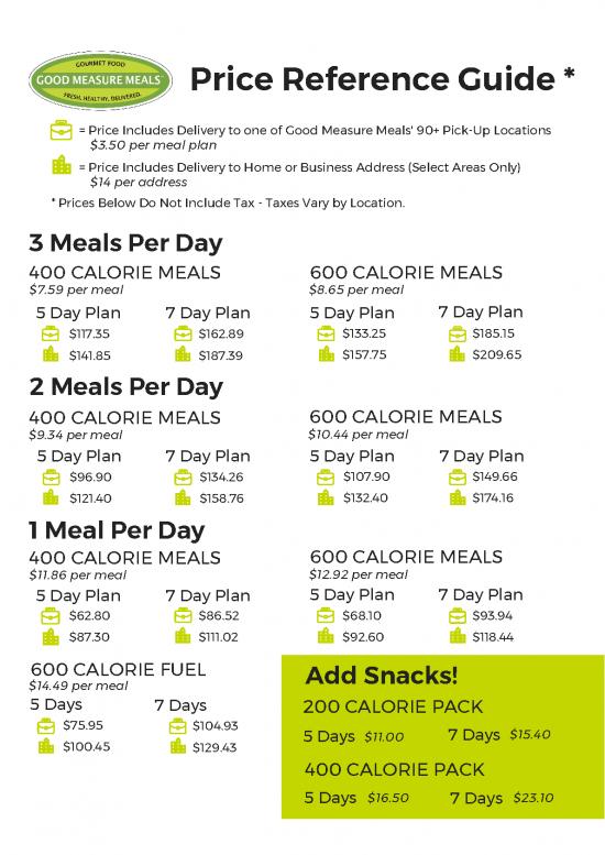 picture1_Measure Pdf Online 139300 | Price Guide For Good Measure Meals