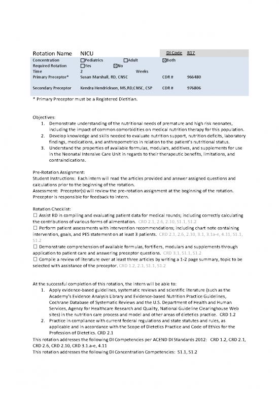 picture1_Nutritional Assessment In Pediatrics Pdf 138758 | Rotation Nicu