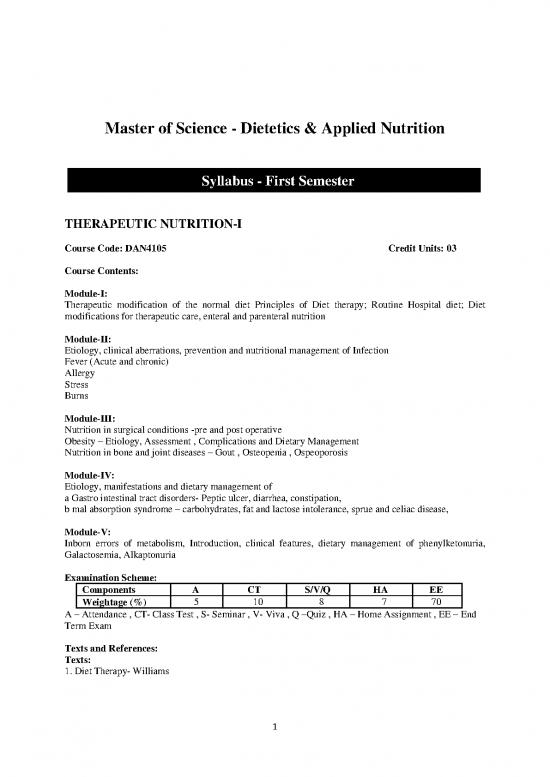 picture Nutritional Diseases Pdf 138516 | Sc   Dietetics Applied Nutrition (syllabus) 2018