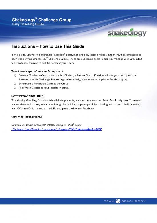 picture_Shakeology Coach Weekly Guide