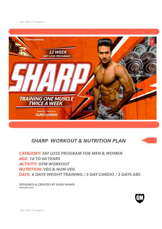 picture_Nutrition Therapy Pdf 139342 | Sharp Workout And Nutrition Plan By Guru Mann