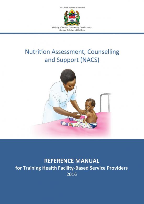 picture1_Food Nutrition Book Pdf 139112 | Tanzania Nacs Reference Manual 2016